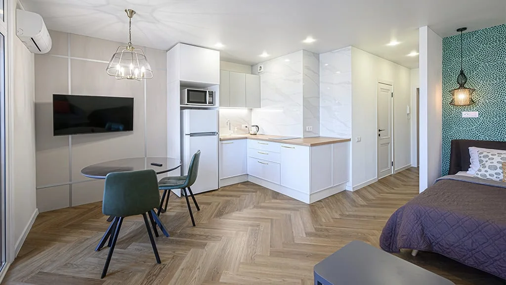 Studio apartment vs. one bedroom